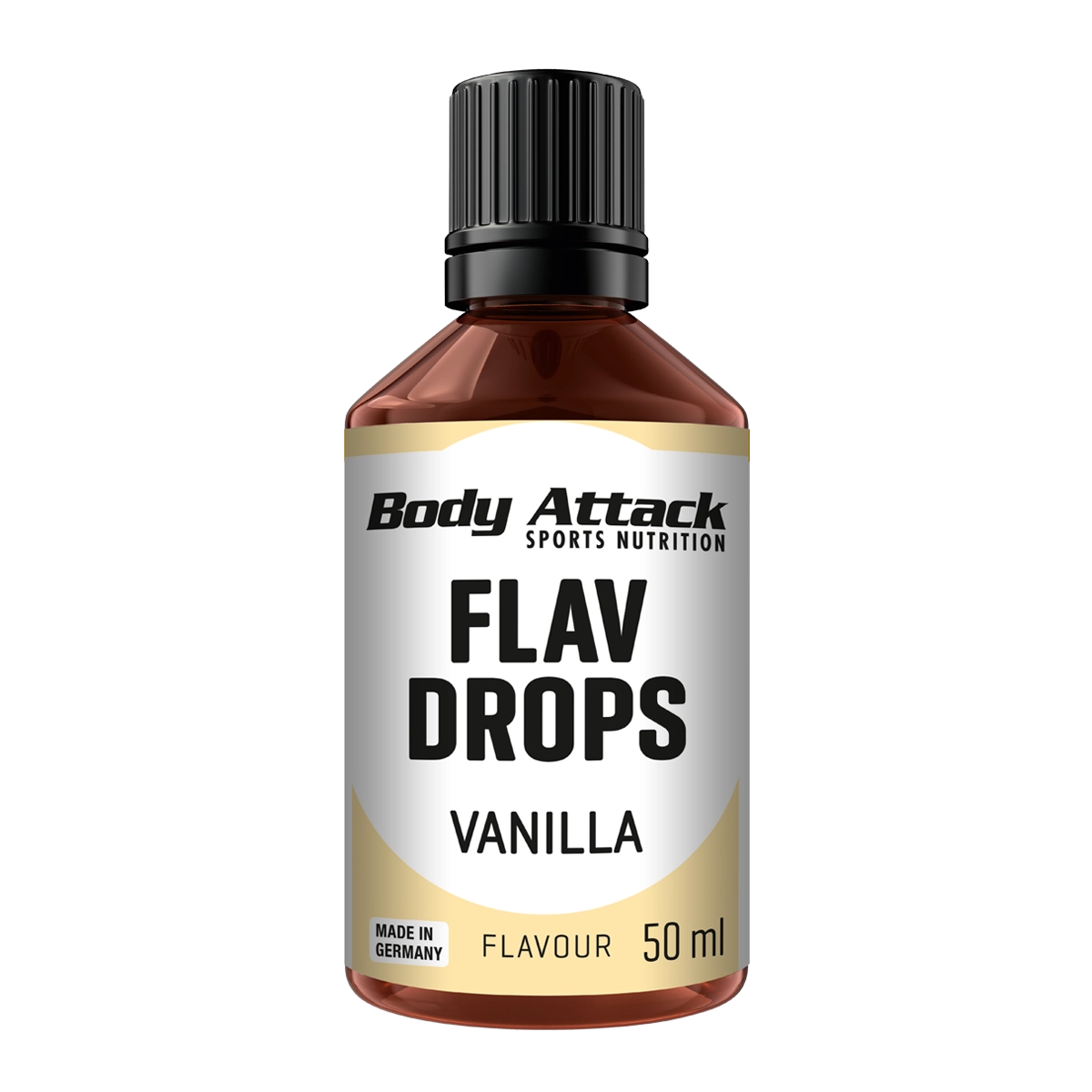 Eine Flasche Flav Drops Vanilla