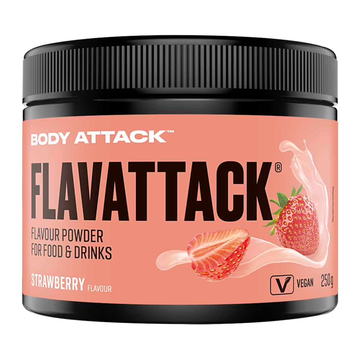 Eine Dose Flav Attack Strawberry