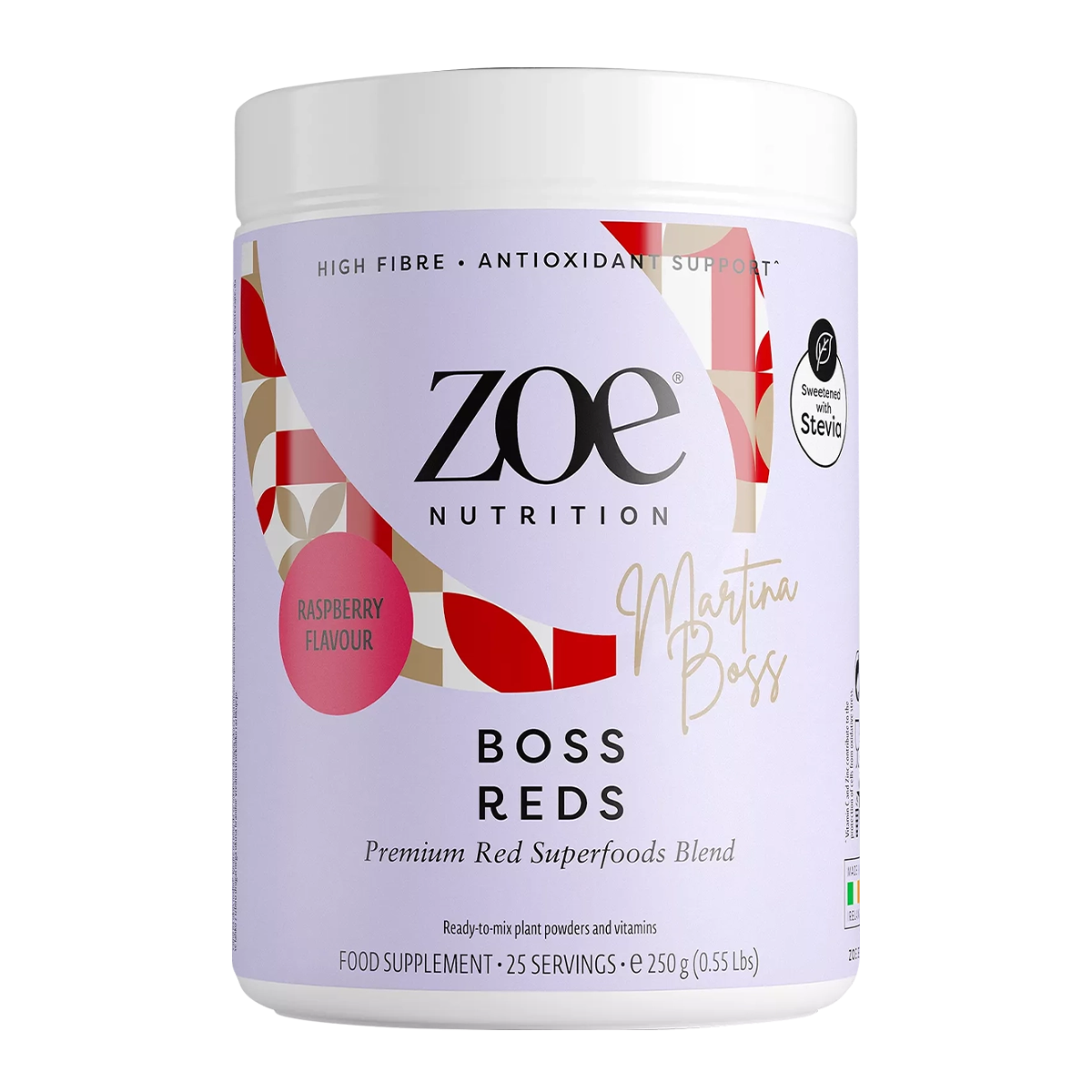 Eine Dose Zoe Nutrition Boss Reds