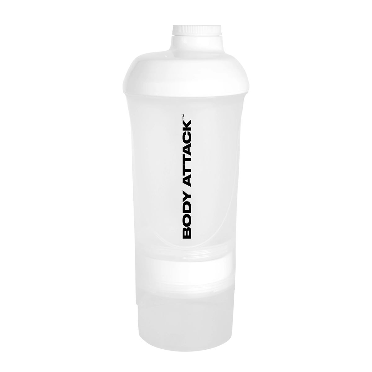 Ein weißer Body Attack Shacker Shakeone