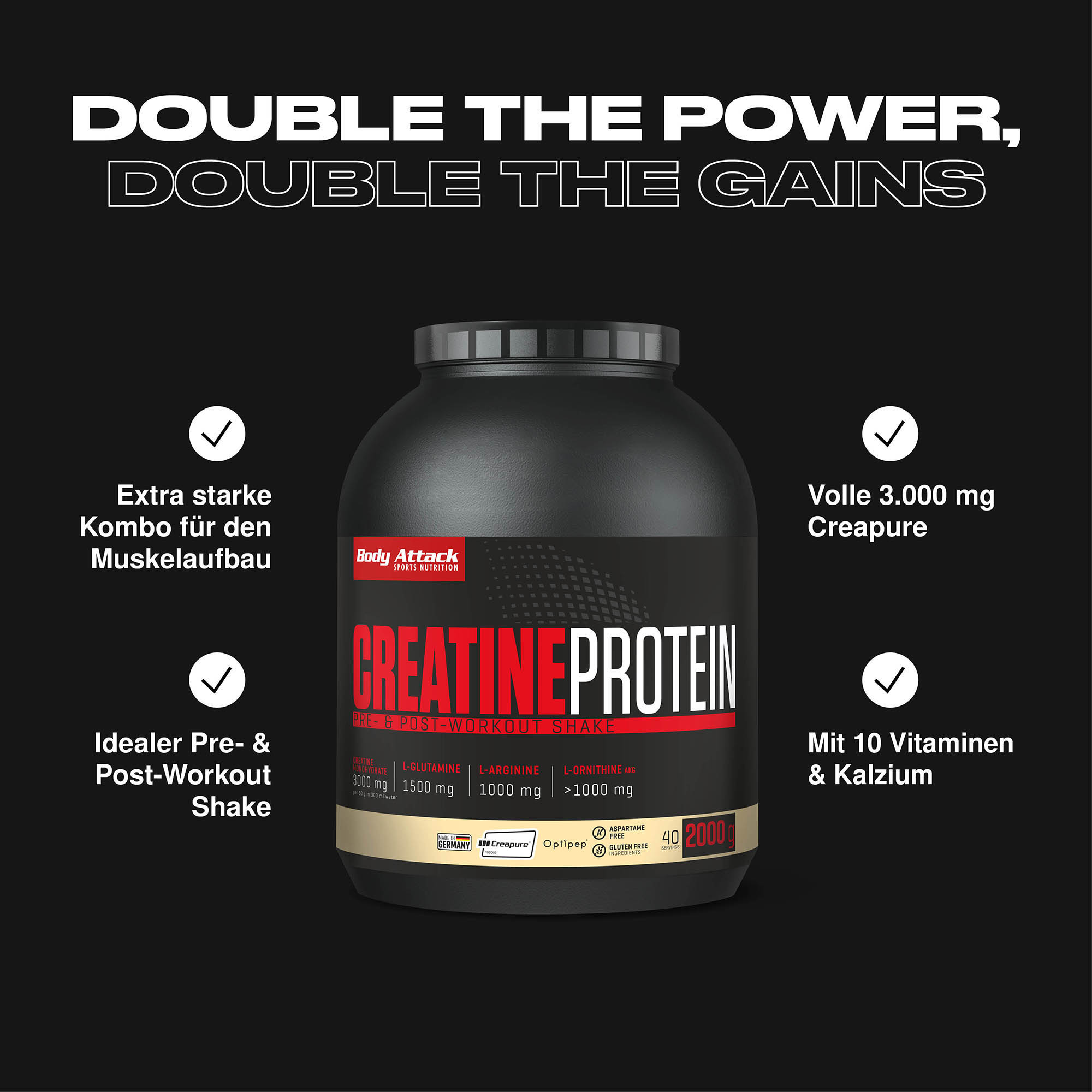 Creatine Protein Informationsbanner