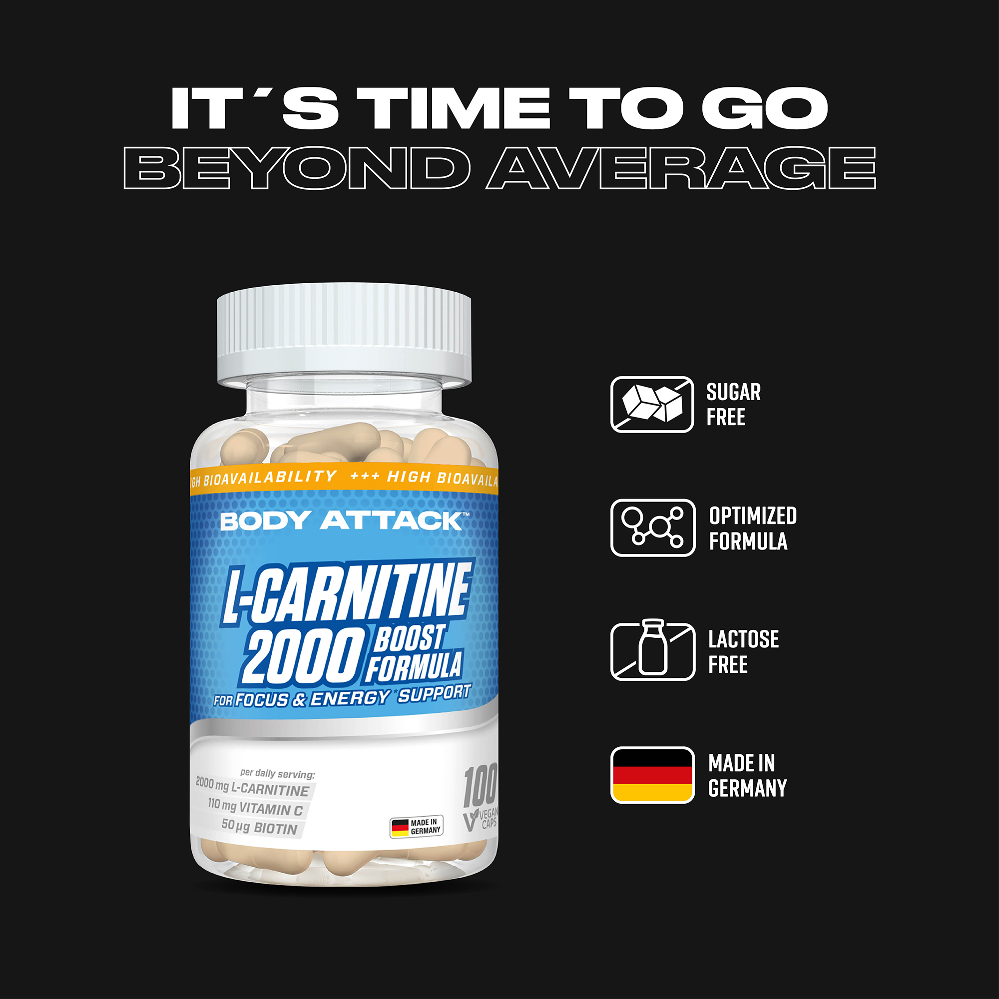 L-Carnitine 2000 Informationsbanner