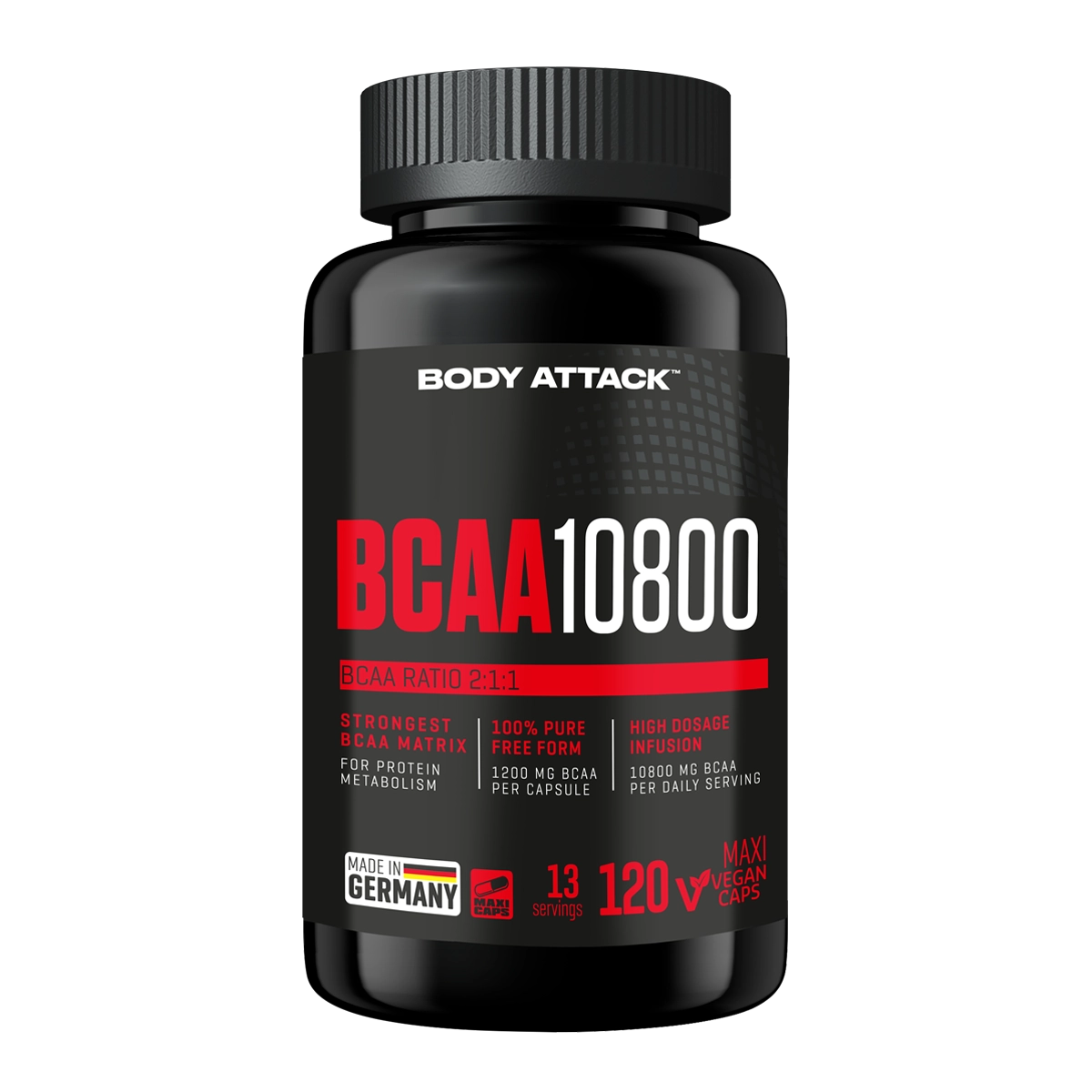 Eine Dose BCAA 10800