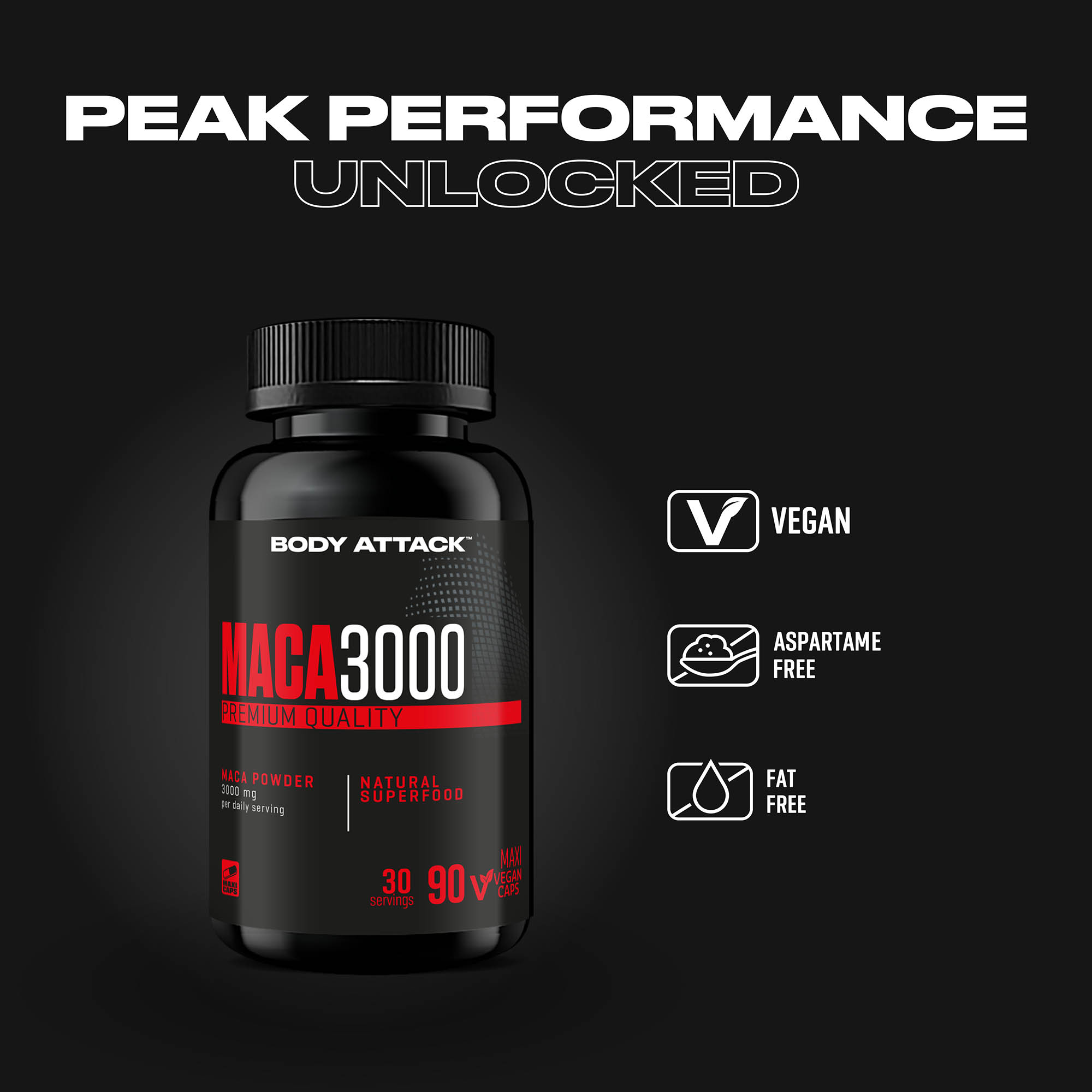 Maca 3000 Informationsbanner