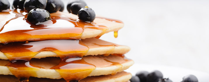 Pancake mit Blaubeeren