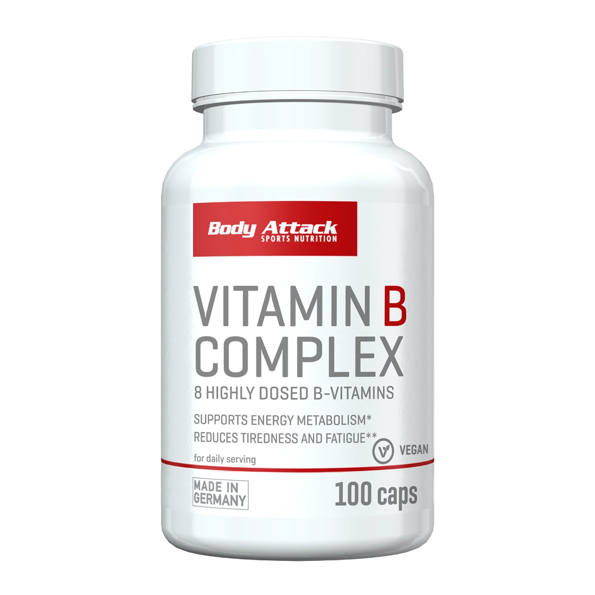 Eine Dose Vitamin B Complex 100 Caps