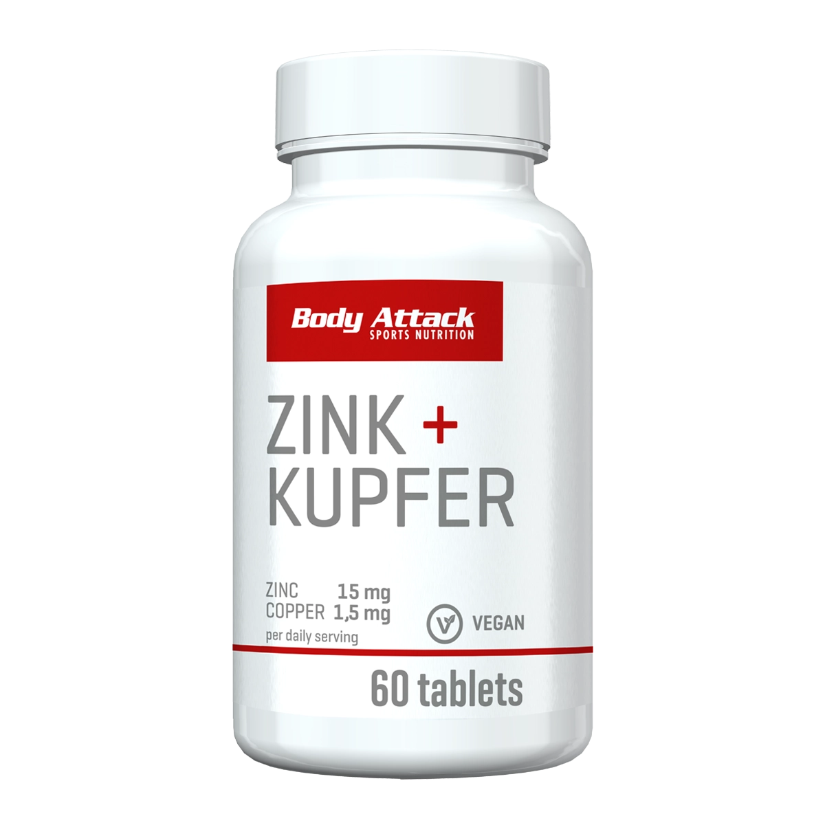 Eine Dose Zink + Kupfer 60 tablets
