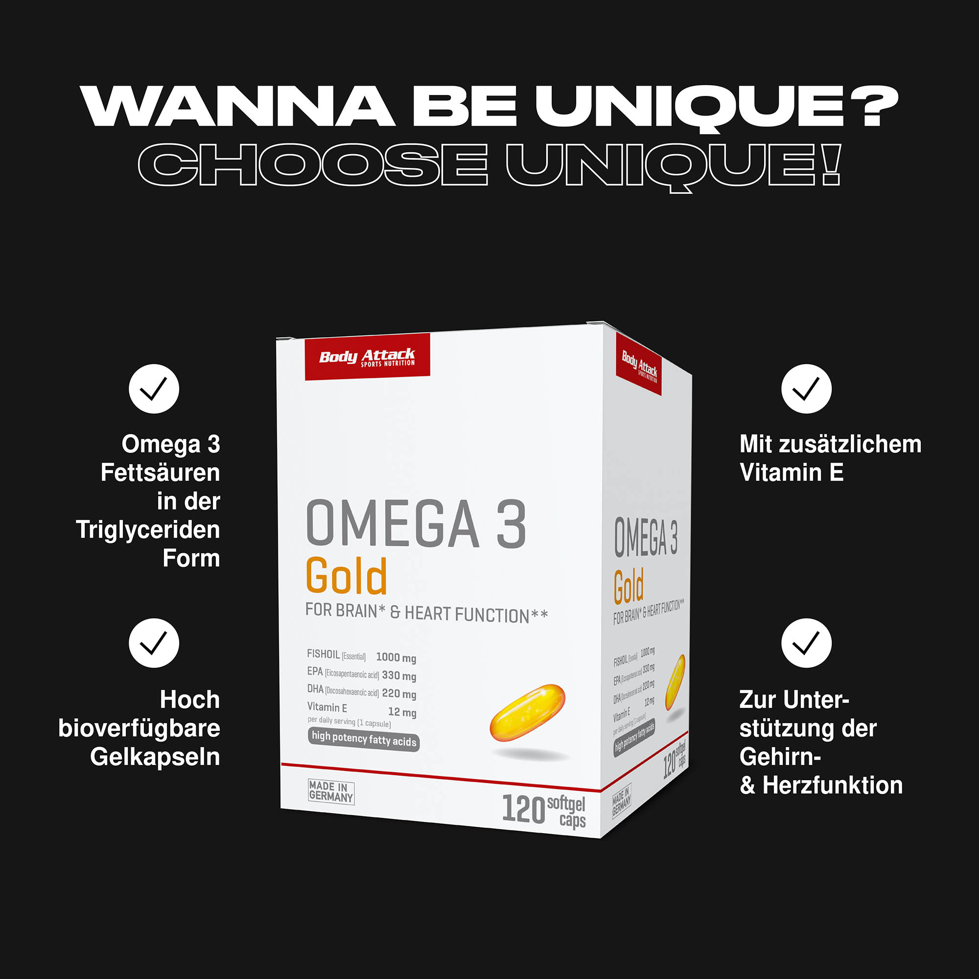 Omega 3 Gold Informationsbanner