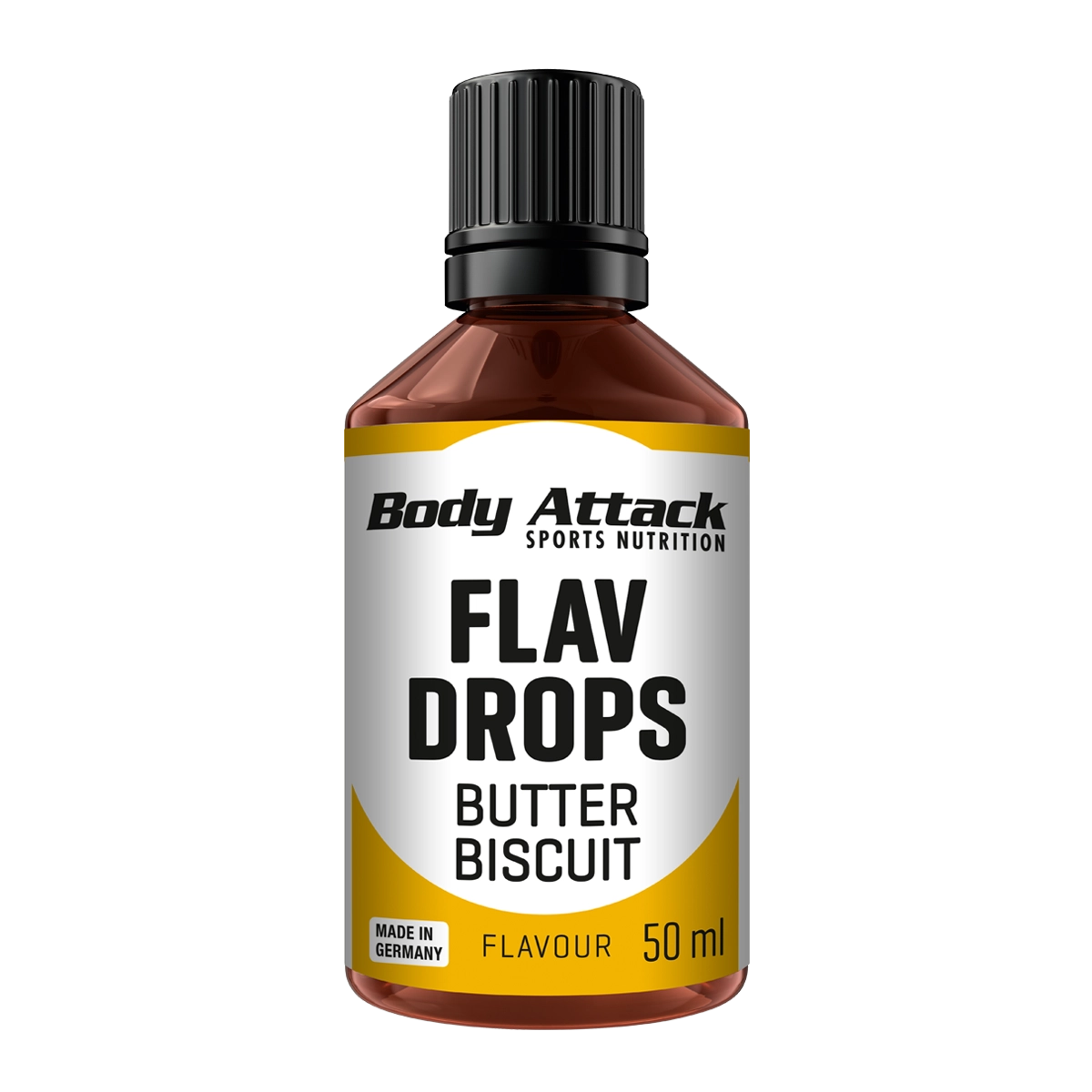 Eine Flasche Flav Drops Butter Buiscut 50ml