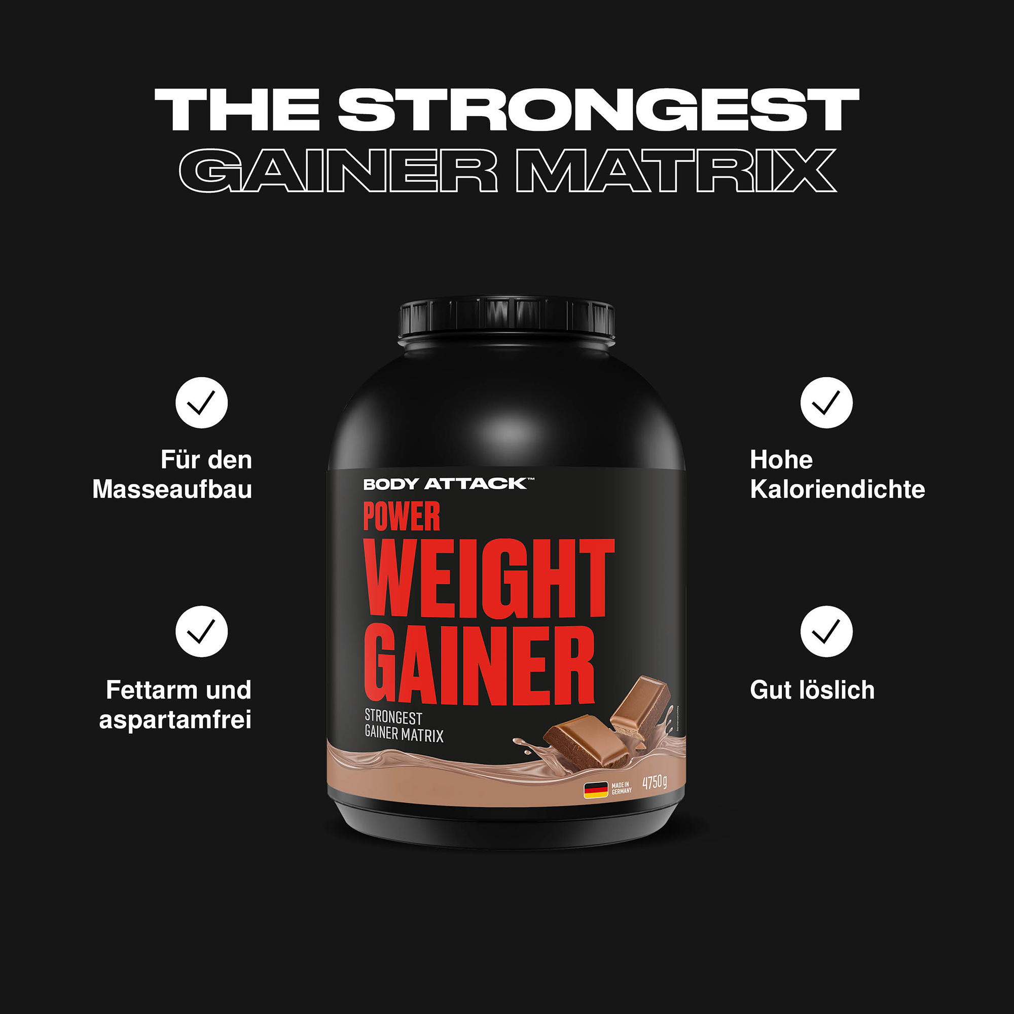 Power Weight Gainer Informationsbanner