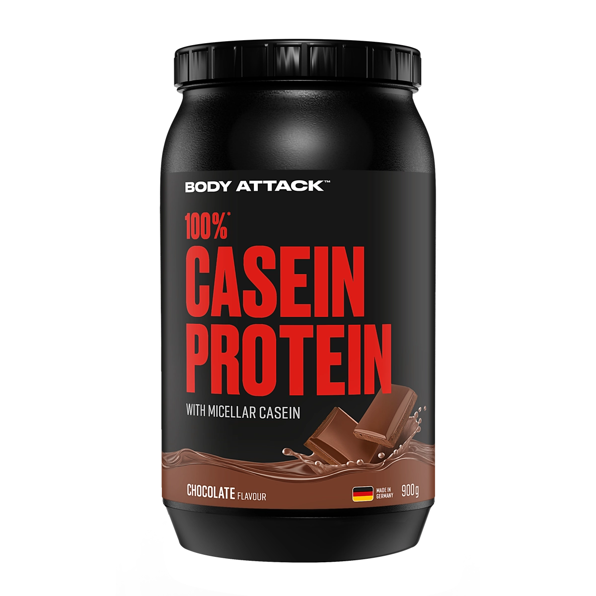 Eine Dose 100% Casein Protein Chocolate