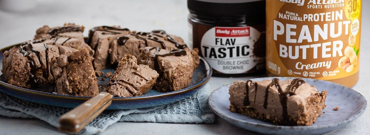 Schoko Kuchen mit Peanutbutter Creamy & Flav Tastic