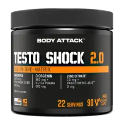 Eine Dose Testo Shock 90 Caps
