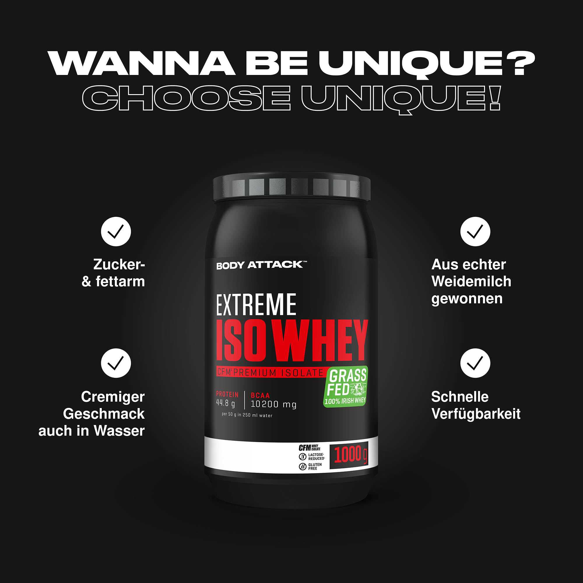 Extreme Iso Whey Informationsbanner