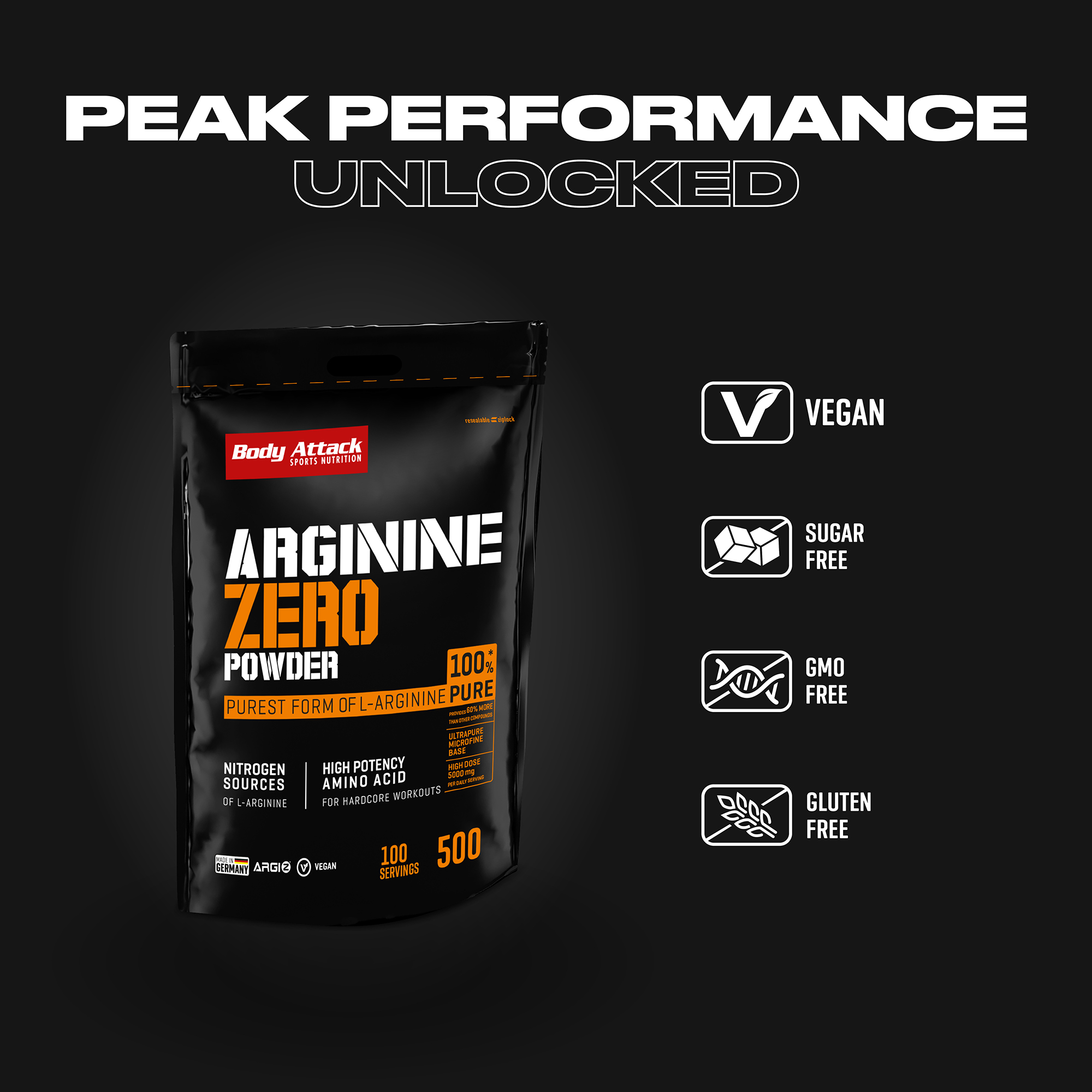 Arginine Zero Powder Banner