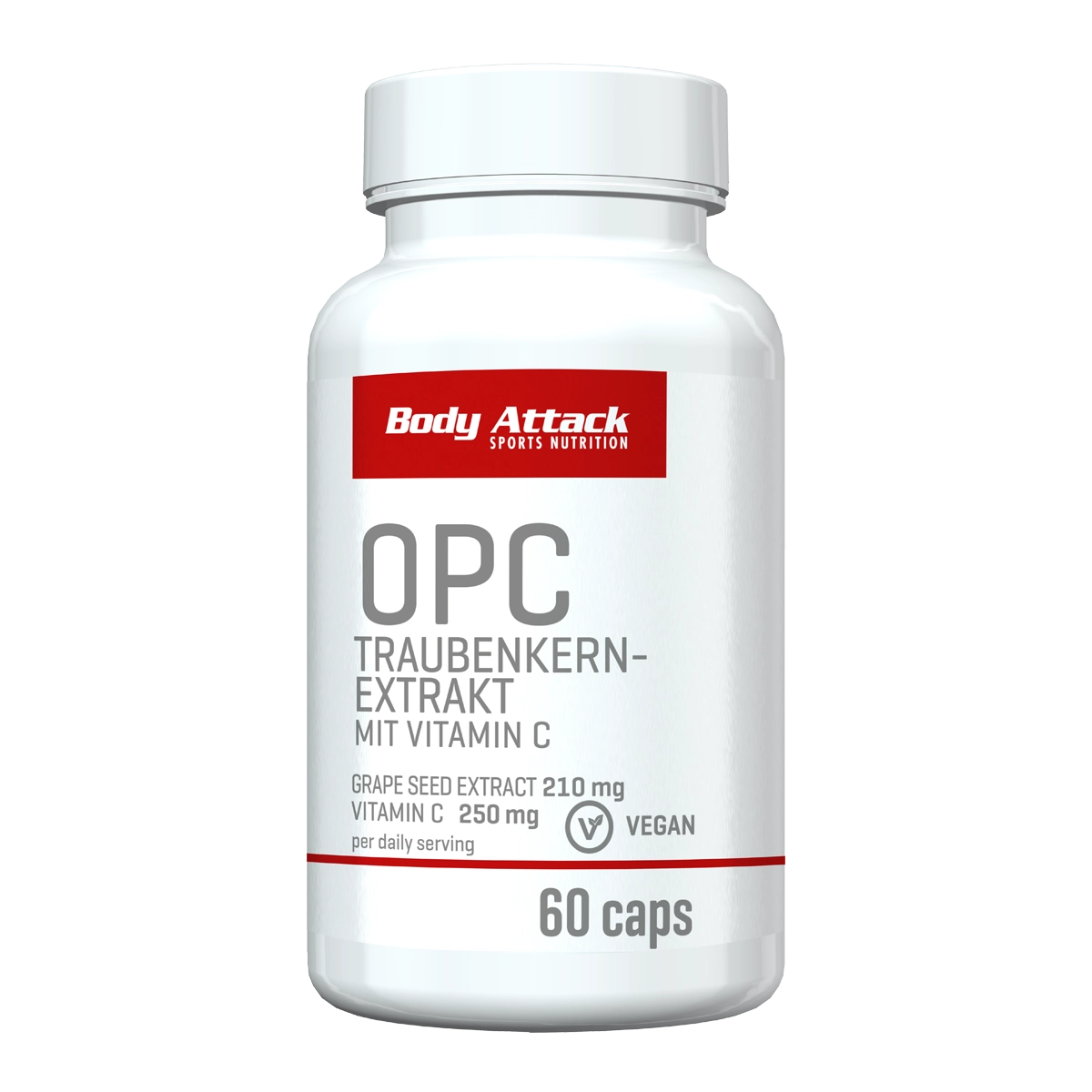 Eine Dose OPC Traubenkern-Extrakt 60 Caps