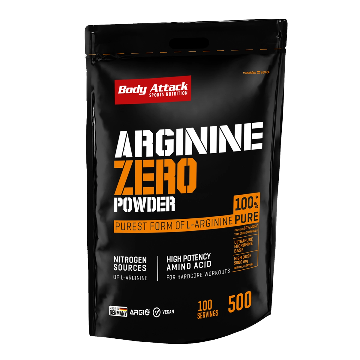 Eine Packung Arginine Zero Powder